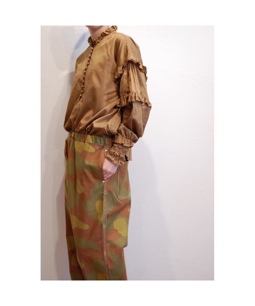 RehersalL（リハーズオール）の「フリルカラーサテンブラウス（シャツ/ブラウス・レディース・その他）」の3枚目の写真