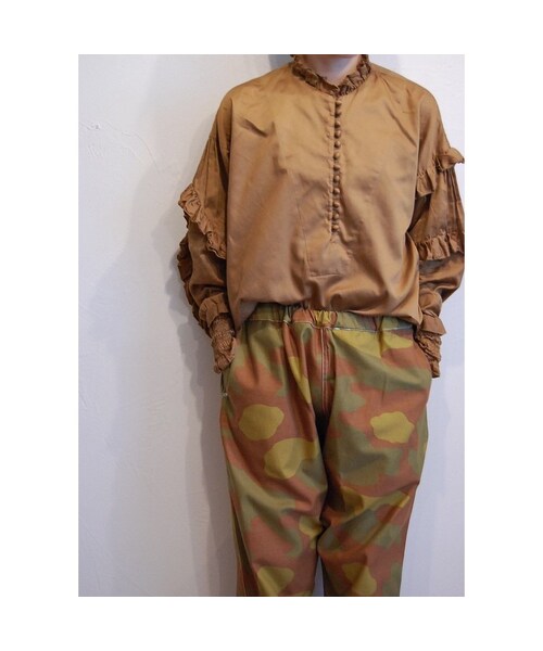 RehersalL（リハーズオール）の「フリルカラーサテンブラウス（シャツ/ブラウス・レディース・その他）」の2枚目の写真