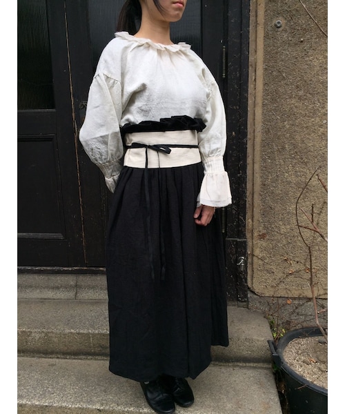 m.soeur（エムスール）の「etoffe et soeur ピンタックカフス・リネン 