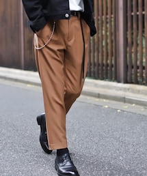 LIDNM | WARMストレッチテーパードスラックス(スラックス)