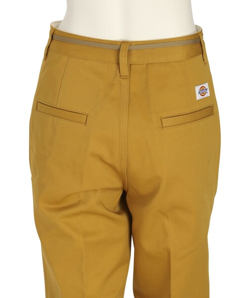 jouetie（ジュエティ）の「Dickies×jouetieハイウエストパンツ（パンツ・レディース・イエロー/ターコイズ/ブラウン/ベージュ）」の15枚目の写真