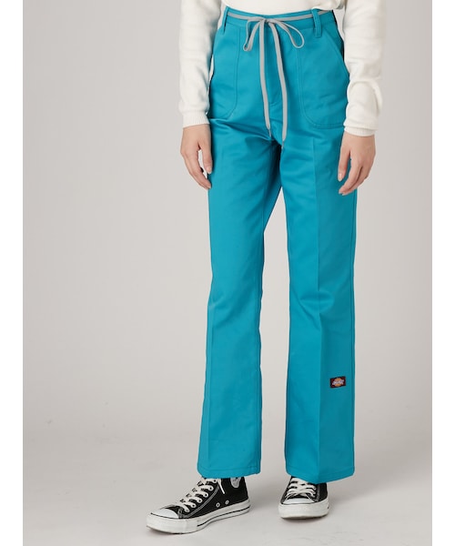 jouetie（ジュエティ）の「Dickies×jouetieハイウエストパンツ（パンツ・レディース・イエロー/ターコイズ/ブラウン/ベージュ）」の3枚目の写真