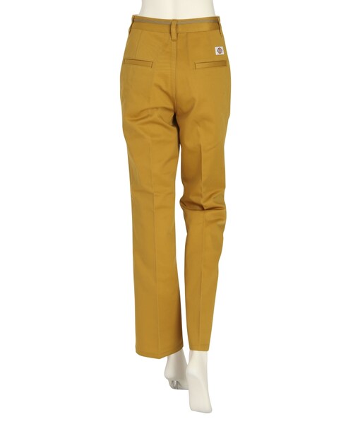jouetie（ジュエティ）の「Dickies×jouetieハイウエストパンツ（パンツ・レディース・イエロー/ターコイズ/ブラウン/ベージュ）」の14枚目の写真