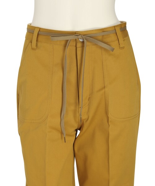 jouetie（ジュエティ）の「Dickies×jouetieハイウエストパンツ（パンツ・レディース・イエロー/ターコイズ/ブラウン/ベージュ）」の17枚目の写真