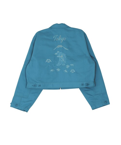 jouetie(ジュエティ)の「Dickies×jouetie JAPAN ワークジャケット(ジャケット/アウター・レディース・イエロー/ターコイズ/ブラウン/ベージュ)」の3枚目の写真