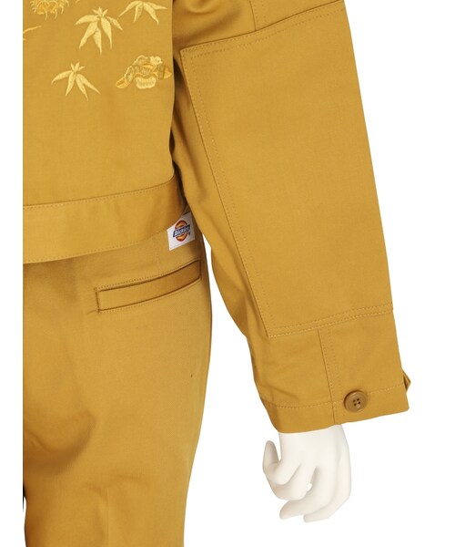 jouetie(ジュエティ)の「Dickies×jouetie JAPAN ワークジャケット(ジャケット/アウター・レディース・イエロー/ターコイズ/ブラウン/ベージュ)」の19枚目の写真