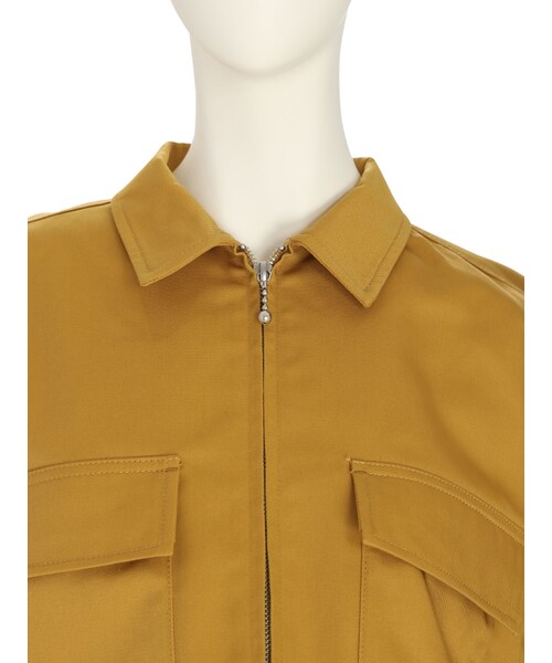 jouetie(ジュエティ)の「Dickies×jouetie JAPAN ワークジャケット(ジャケット/アウター・レディース・イエロー/ターコイズ/ブラウン/ベージュ)」の20枚目の写真