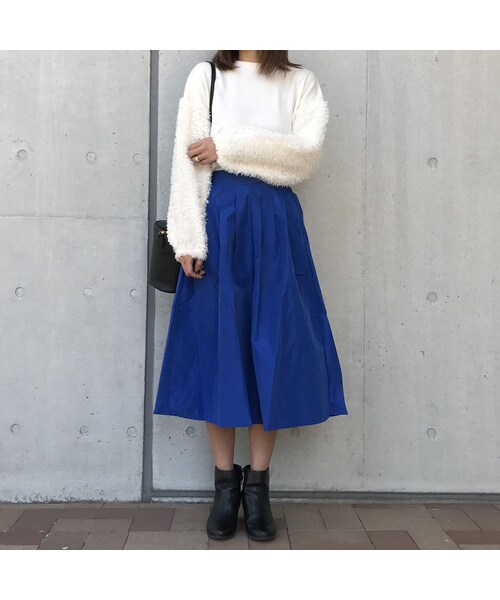 copine（コピン）の「再入荷！袖が可愛いふわふわフェイクファーボリュームスリーブプルオーバー（4color）（ニット/セーター・レディース・その他）」の5枚目の写真