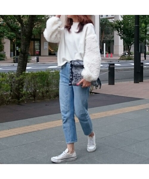 copine（コピン）の「再入荷！袖が可愛いふわふわフェイクファーボリュームスリーブプルオーバー（4color）（ニット/セーター・レディース・その他）」の7枚目の写真