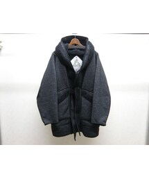 BALMUNG | BALMUNG　ボアガウンパーカー（黒）(パーカー)