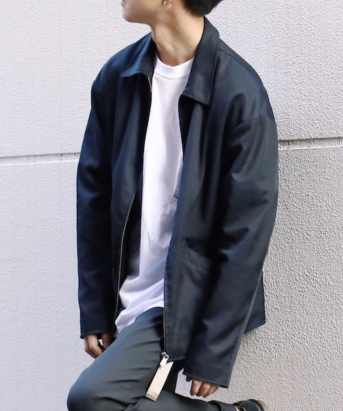 LIDNM（リドム）の「テンセルZIPブルゾン（ジャケット/アウター）」