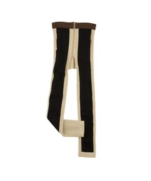 cache cache | tinycottons　long　line　leggins(beige/black）(レギンス/スパッツ)