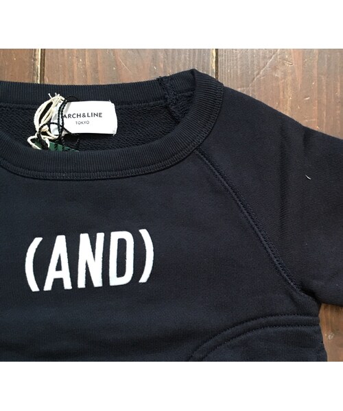 cache cache(カシュ カシュ)の「ARCH&LINE DOYLE TERRY ”AND” PO(NAVY)(スウェット・キッズ・その他)」の2枚目の写真