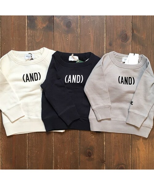 cache cache（カシュ カシュ）の「ARCH&LINE 　DOYLE TERRY ”AND”　PO（off　white）（スウェット・キッズ・その他）」の5枚目の写真
