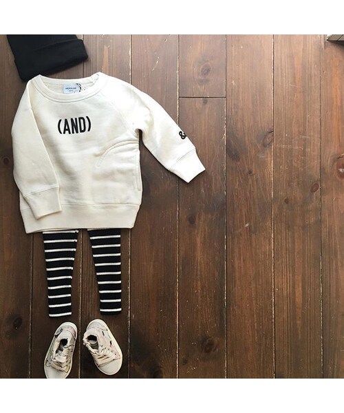 cache cache（カシュ カシュ）の「ARCH&LINE 　DOYLE TERRY ”AND”　PO（off　white）（スウェット・キッズ・その他）」の4枚目の写真