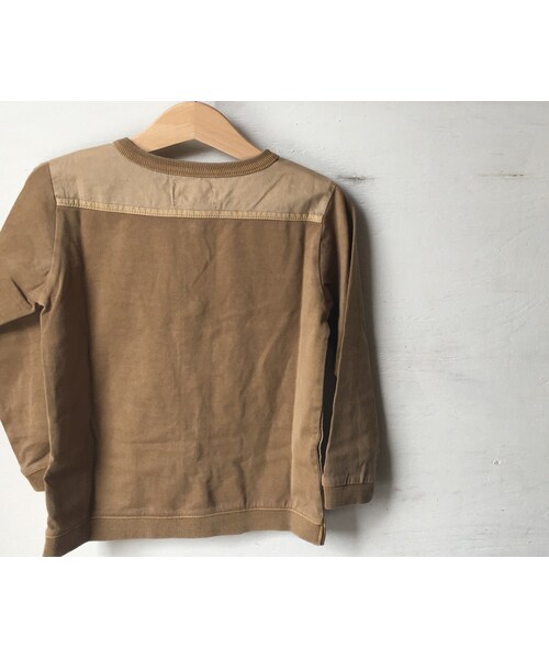 cache cache（カシュ カシュ）の「ARCH&LINE 　PG　COMBI　CARDIGAN　(LT BEIGE)（カーディガン/ボレロ・キッズ・その他）」の3枚目の写真