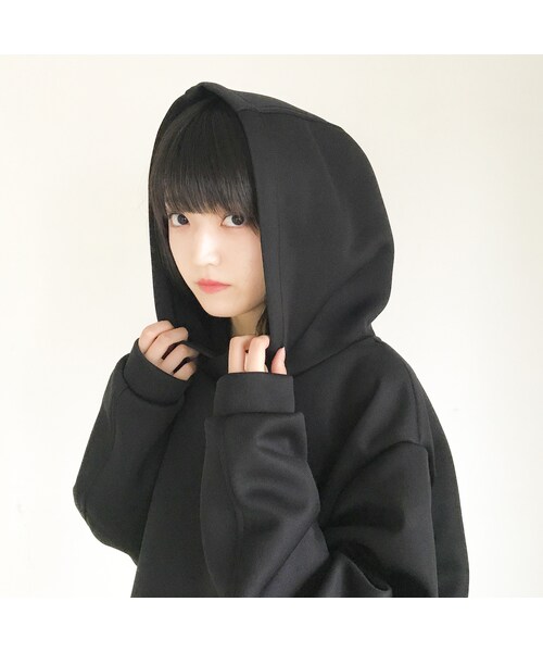 chloma(クロマ)の「chloma / C:エイドパーカー / ブラック(スウェット・その他)」の7枚目の写真