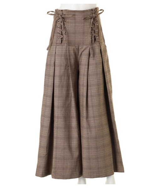 BARAK（バラク）の「レースアップワイドパンツ（その他パンツ・レディース・ブラック/ブラウン/グレー・FREE）」の3枚目の写真