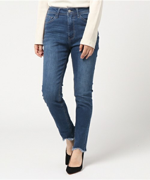 archives（アルシーヴ）の「スキニーデニムパンツ（デニムパンツ・レディース・ブラック/ネイビー/ロイヤルブルー・SMALL/MEDIUM）」の3枚目の写真