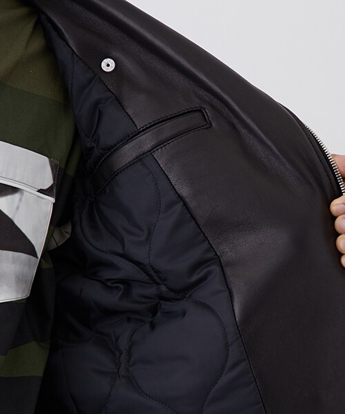 Name.（ネーム）の「シープスキンライダースジャケット（）」 - WEAR