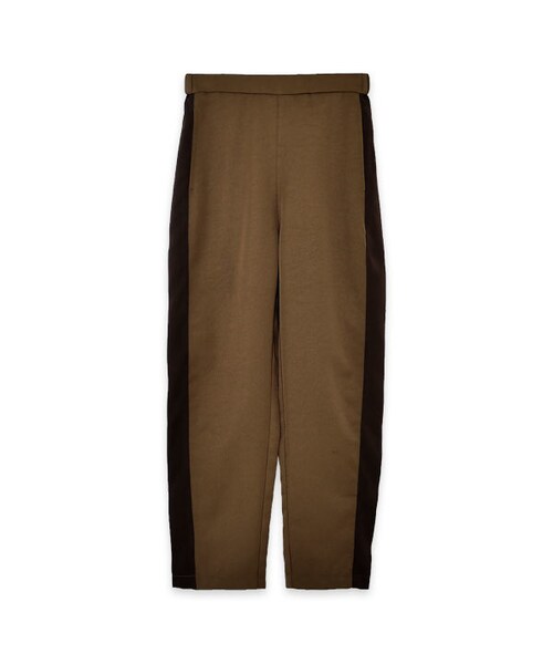 flower(フラワー)の「chilling line pants ~チリングラインパンツ(その他パンツ・レディース・black/brown・FREE)」の2枚目の写真