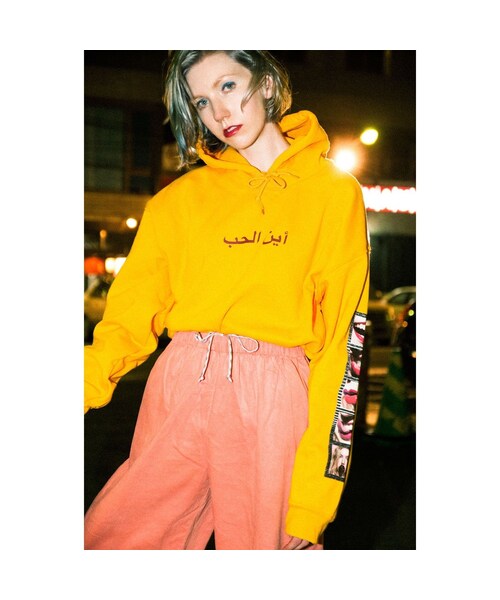 Handmade（ハンドメイド）の「EMOTION HOODIE  (GOLD)（パーカー・メンズ・その他）」の3枚目の写真