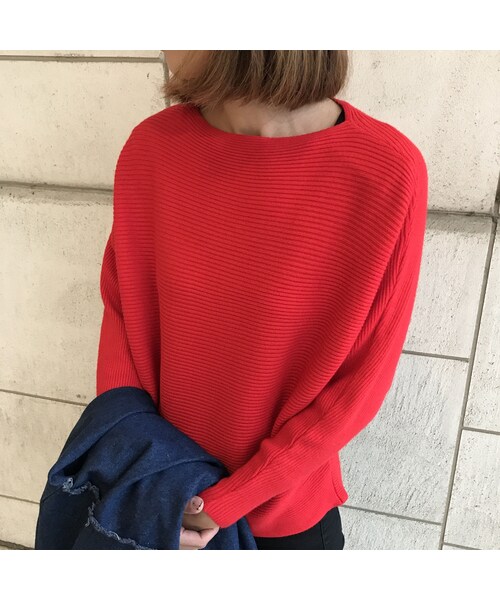 copine（コピン）の「★再入荷★抜群の着回し力！！ドルマンデザイン柔らかシンプルニットソー（6color）【クリックポスト対象商品】（ニット/セーター・レディース・その他）」の10枚目の写真