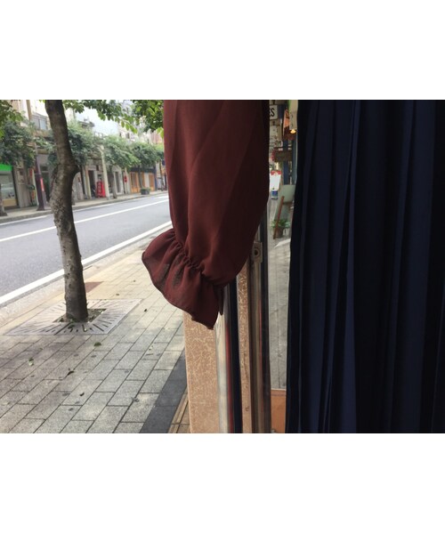 USED（ユーズド）の「バイカラーワンピース（ワンピース・レディース・その他）」の4枚目の写真