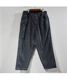bukht | 【bukht】 ブフト BIG CORDUROY PANTS - CHACOAL(チノパンツ)