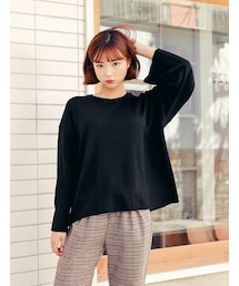 HOTPING | ワイドスリーブルーズフィットニット(ニット/セーター)