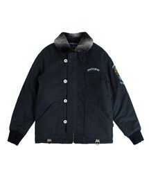 ROMANTIC CROWN | Forever Young 6oz Deck Jacket_Navy(ジャケット/アウター)