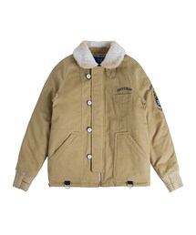ROMANTIC CROWN | Forever Young 6oz Deck Jacket_Beige(ジャケット/アウター)