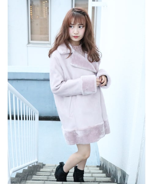 dazzlin（ダズリン）の「【sw】フェイクムートンコート（）」 - WEAR