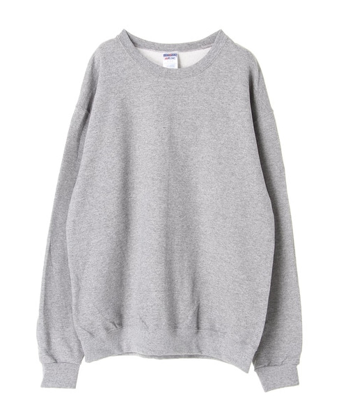 SEVENDAYS=SUNDAY（セブンデイズサンデイ）の「【MEN'S NON-NO9月号掲載】JERZEES クルーネックスウェット（トップス・グレー/ブラック/オリーブ/ライトブルー/ネイビー/バーガンディー・S/M/L/XL/XXL）」の13枚目の写真