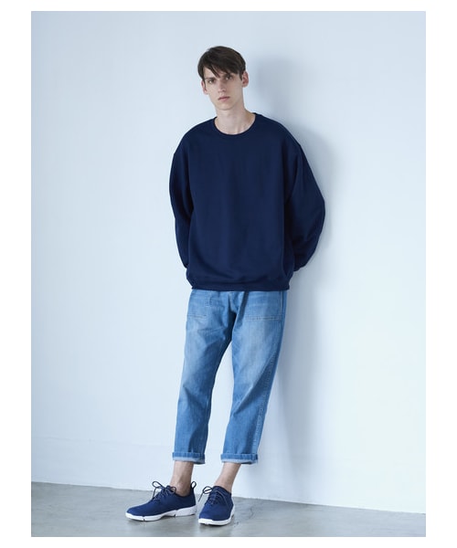 SEVENDAYS=SUNDAY（セブンデイズサンデイ）の「【MEN'S NON-NO9月号掲載】JERZEES クルーネックスウェット（トップス・グレー/ブラック/オリーブ/ライトブルー/ネイビー/バーガンディー・S/M/L/XL/XXL）」の7枚目の写真