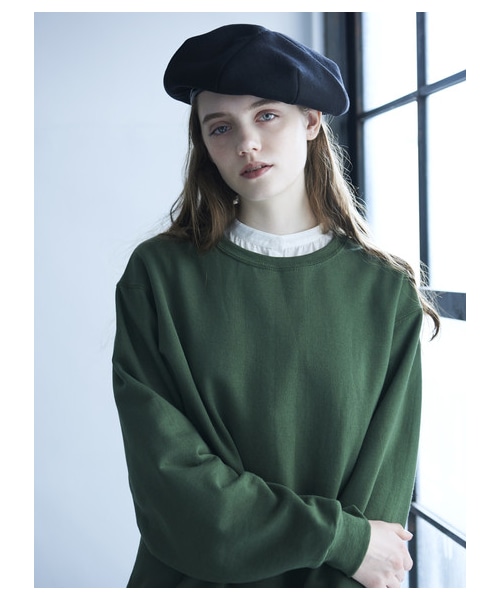 SEVENDAYS=SUNDAY（セブンデイズサンデイ）の「【MEN'S NON-NO9月号掲載】JERZEES クルーネックスウェット（トップス・グレー/ブラック/オリーブ/ライトブルー/ネイビー/バーガンディー・S/M/L/XL/XXL）」の2枚目の写真