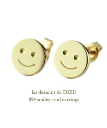 les desseins de DIEU | レ デッサン ドゥ デュー 894 スマイル スタッド ピアス(ピアス（両耳用）)