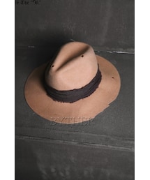 ByTheR | ダメージ加工ヴィンテージフェドラハット(ハット)