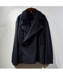 yoko sakamoto | 【YOKO SAKAMOTO】Big P coat blk(ピーコート)