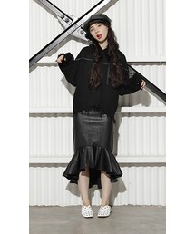 CHEER CLOSET | 【るうこ】カットコンビニットパーカー(パーカー)