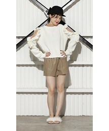 CHEER CLOSET | 【るうこ】レザーライクショートパンツ(その他パンツ)