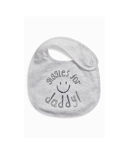 next（next）の「Mummy & Daddy スローガン レギュラー ポッパーよだれかけ 2 枚セット(ホワイト/グレー)（Tシャツ/カットソー・キッズ・その他）」の2枚目の写真