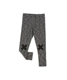 cache cache | tinycottons　melange logo pant(beige/black)(レギンス/スパッツ)