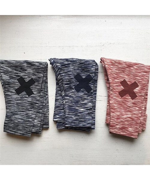 cache cache（カシュ カシュ）の「tinycottons　melange logo pant(beige/black)（レギンス/スパッツ・キッズ・その他）」の2枚目の写真