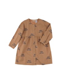 cache cache | tinycottons shoo worries woven dress(lightbrown)(ワンピース)