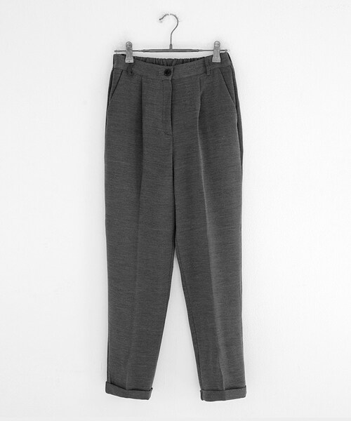 DHOLIC（ディーホリック）の「ロールアップスラックスパンツ（スラックス・レディース・レッド/ブラック/その他/ベージュ/ピンク/ブラウン/グレー・FREE）」の3枚目の写真