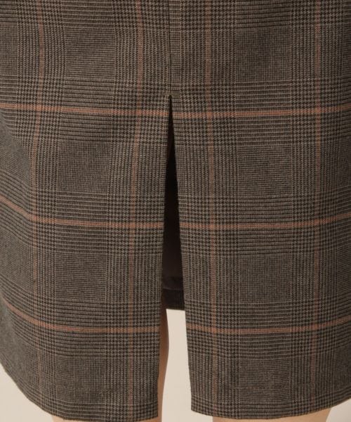 LOWRYS FARM（ローリーズファーム）の「★WEB先行予約アイテム★ＴＲキモウチェックタイトスカート（スカート・ブラウン）」の8枚目の写真