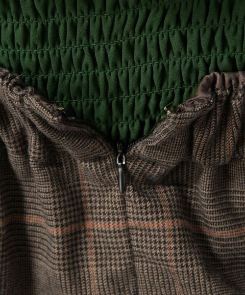 LOWRYS FARM（ローリーズファーム）の「★WEB先行予約アイテム★ＴＲキモウチェックタイトスカート（スカート・ブラウン）」の9枚目の写真
