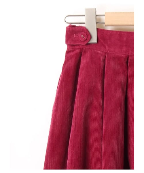 ehka sopo（エヘカソポ）の「コーデュロイロングスカート（スカート・ボルドー/キャメル/カーキ・M）」の4枚目の写真