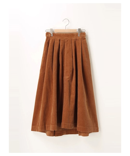 ehka sopo（エヘカソポ）の「コーデュロイロングスカート（スカート・ボルドー/キャメル/カーキ・M）」の9枚目の写真
